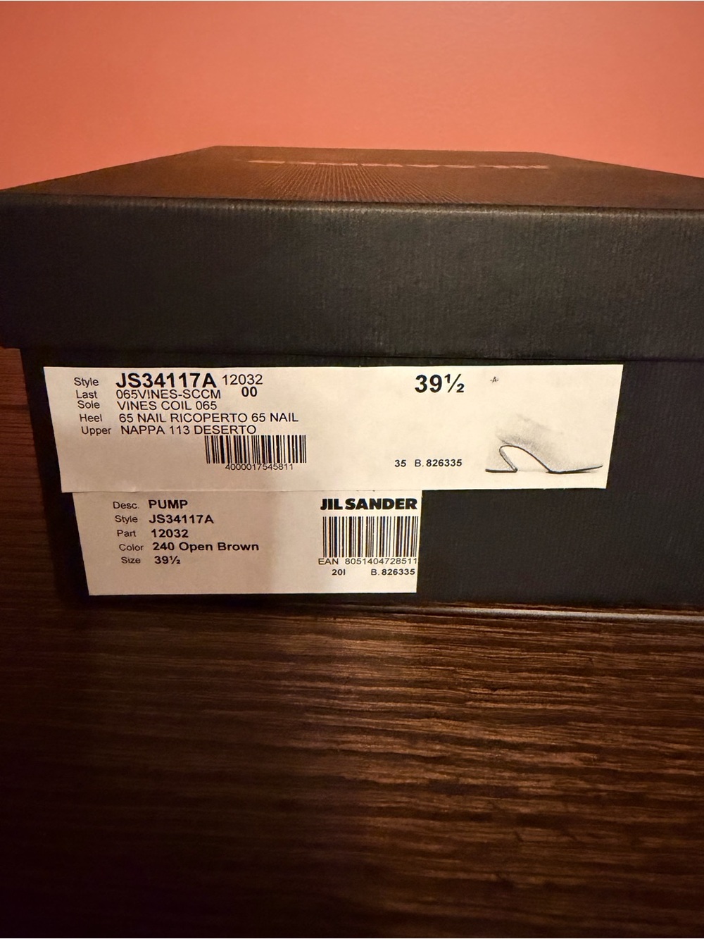 Jil Sander leather pumps 39.5 EU
beige, sculptural heel - Picture 3 of 10
